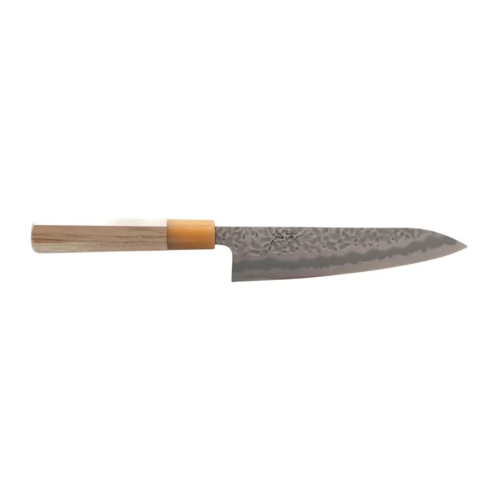 Shiro Kamo Tsutime BufWO - Guyto 180mm, gyuto, shiro kamo