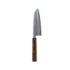 Tsunehisa 440C Damaskus Tsutime Oak KOB Santoku 170mm, tsunehisa, santoku