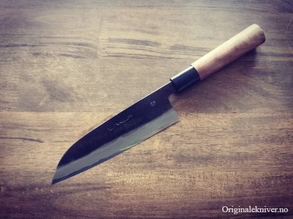 Zakuri Aogami Kurouchi - Santoku 165mm, zakuri santoku, zakuri aogami, zakuri knives, santoku, santoku kniv