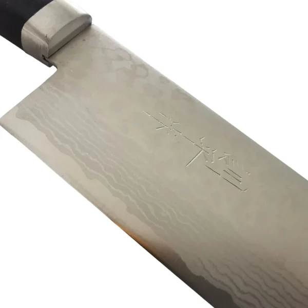 Masutani Damask VG10 Nakiri 165mm, masutani nakiri, masutani vg10, nakiri, nakiri kniv