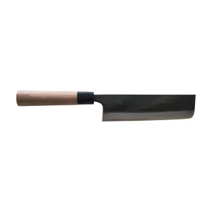 Zakuri Aogami Kurouchi - Nakiri 165mm, zakuri aogami nakiri, zakuri nakiri