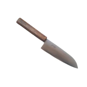 Tsunehisa 440C Polished Oak Santoku 170mm, tsunehisa, tsunehisa 440c, tsunehisa santoku, santoku