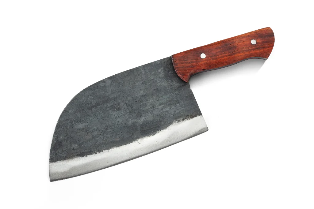 Chinese Cleaver 18cm Kurouchi Pakkawood Handle, chinese cleaver, kinesisk kokkekniv
