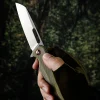 Foldekniv 8.5cm D2 steel Micarta, foldekniv micarta, foldekniv, folding knife