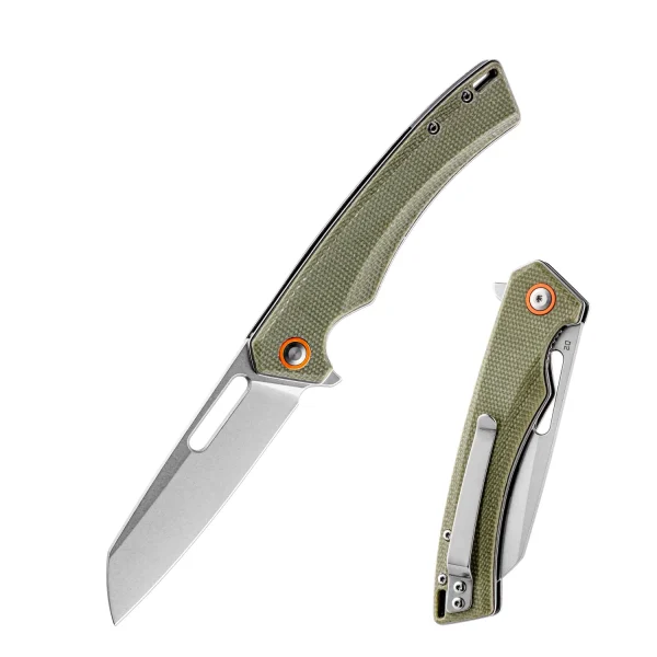 Foldekniv 8.5cm D2 steel Micarta, foldekniv micarta, foldekniv, folding knife