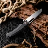 Foldekniv 8.5cm D2 steel Micarta Handle EDC, foldekniv 8.5cm, foldekniv, foldekniv micarta