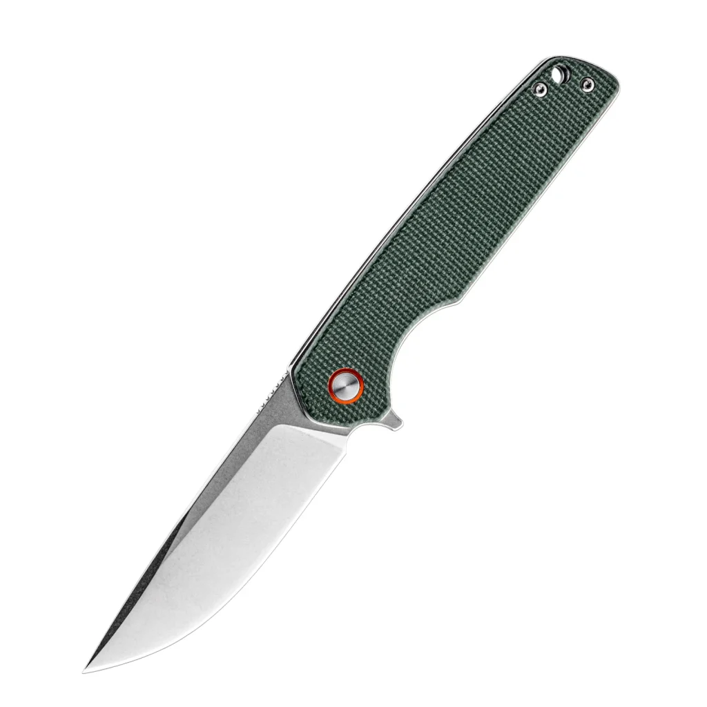 Foldekniv 9cm D2 steel Linen Carbon Fiber Handle EDC [FIB-80], foldekniv, folding knife