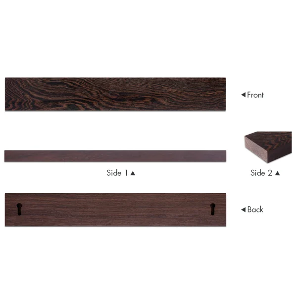 Knivmagnet Wenge wood 40cm [MB-002], knivmagnet, knivmagnet 40cm