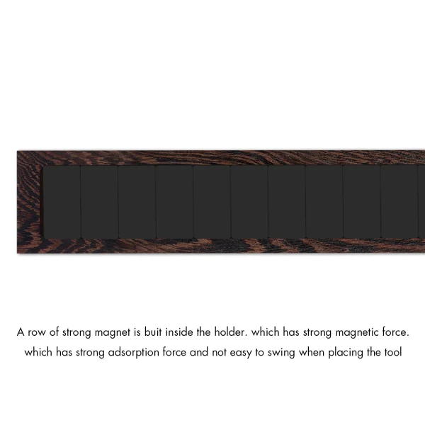 Knivmagnet Wenge wood 40cm [MB-002], knivmagnet, knivmagnet 40cm