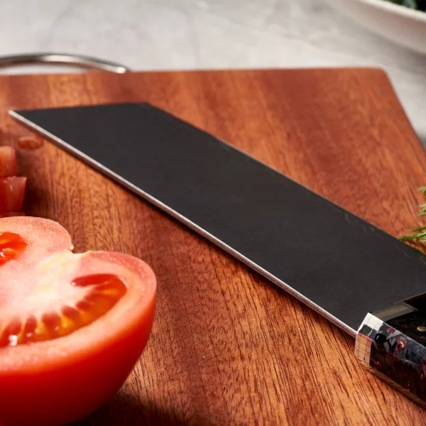 GoldCut Nakiri 18cm carbon fibre, goldcut nakiri, nakiri kniv