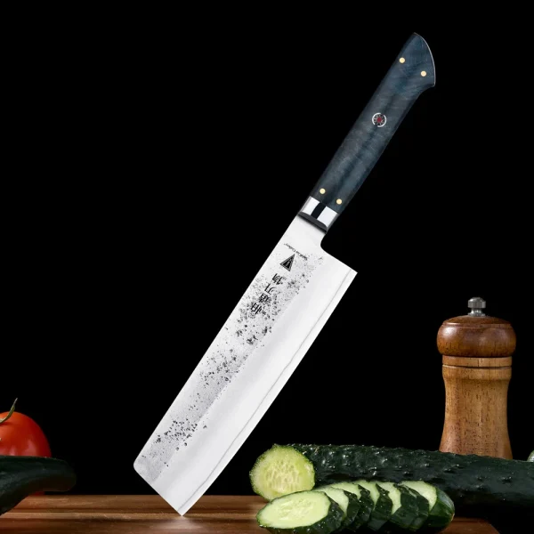 GoldCut Nakiri 18cm VG10 Nashiji, nakiri, nakiri kniv, vg10, vg10 nakiri, goldcut, goldcut nakiri