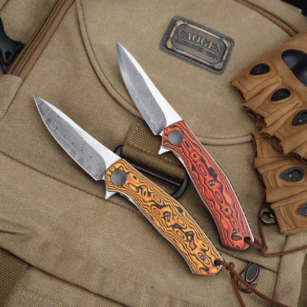 Foldekniv GT-K4020-2, foldekniv, foldekniv vg10 damaskus