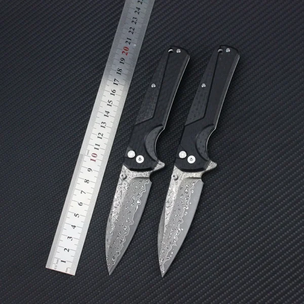 Foldekniv GT-T0036-1, foldekniv, kniv, damaskus kniv