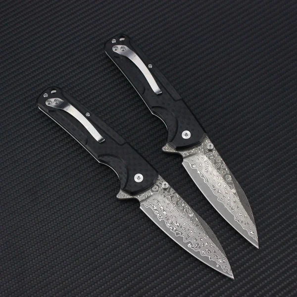 Foldekniv GT-T0036-1, foldekniv, kniv, damaskus kniv