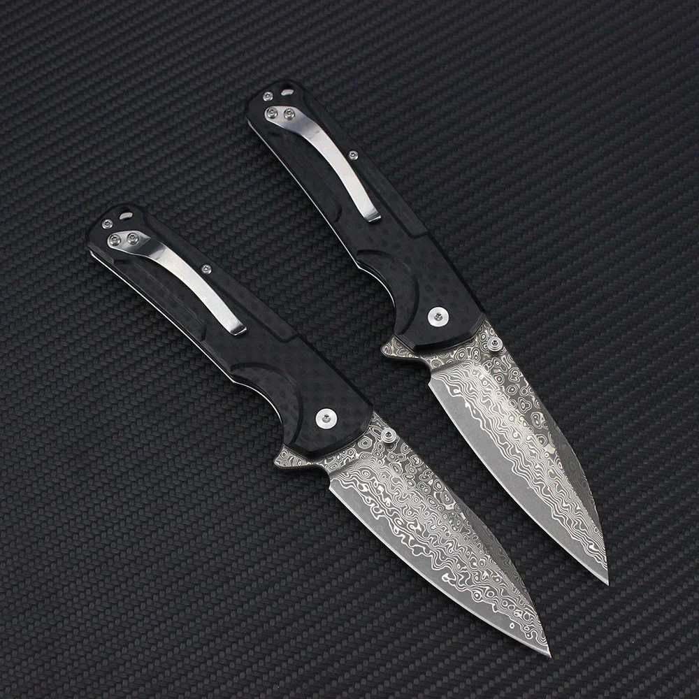 Foldekniv GT-T0036-1, foldekniv, kniv, damaskus kniv
