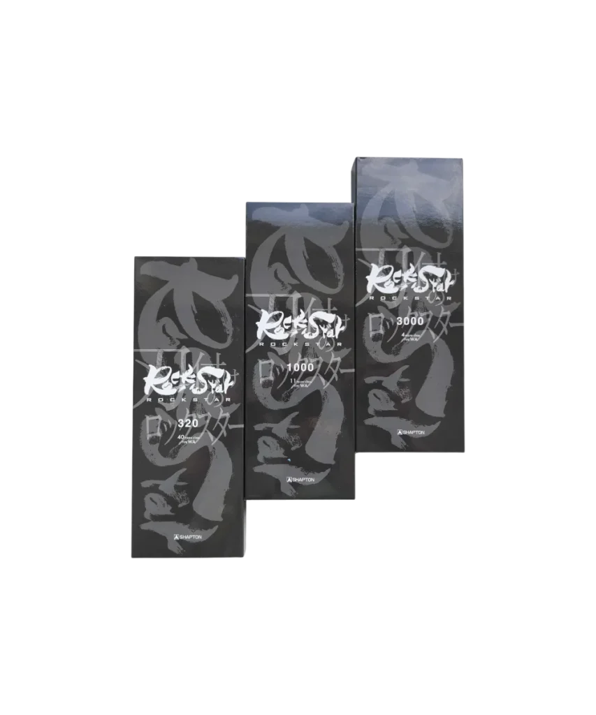 Slipestein sett Shapton Rockstar #320, #1000, #3000 [SS5], slipestein sett, slipestein, slipestein sett shapton, slipestein sett shapton rockstar, shapton rockstar, shapton rockstar 320, shapton rockstar 1000, shapton rockstar 3000