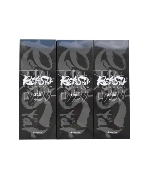 Slipestein sett Shapton Rockstar #320, #1000, #3000 [SS5], slipestein sett, slipestein, slipestein sett shapton, slipestein sett shapton rockstar, shapton rockstar, shapton rockstar 320, shapton rockstar 1000, shapton rockstar 3000