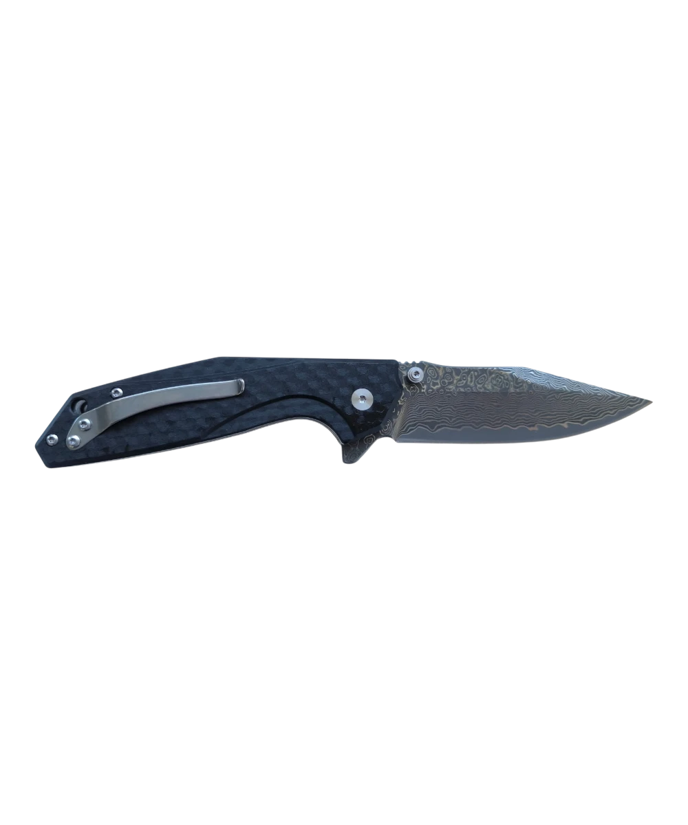 Foldekniv GT-DM016-1, damaskus kniv, foldekniv, foldekniv damaskus