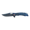 Foldekniv 8cm Damaskus Carbon Fiber Blue [GT-DM026 blue]