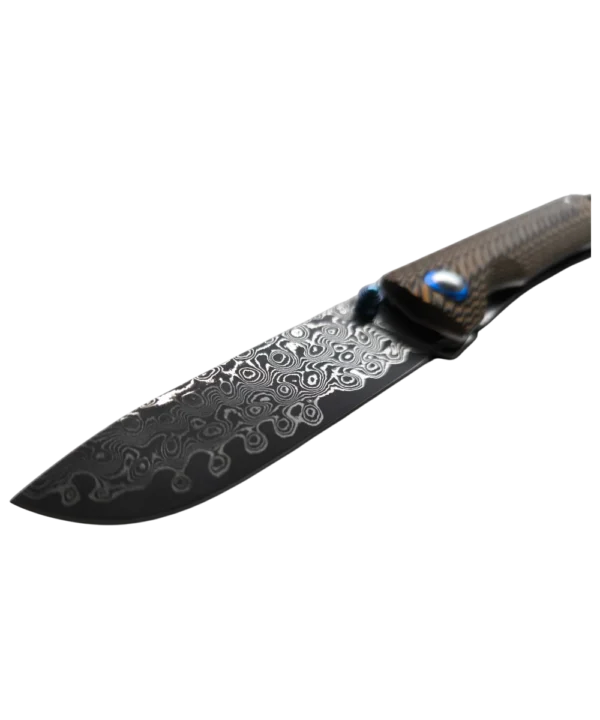 Foldekniv 8cm Damaskus G10 Colourful [GT-DM035-1]