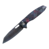 Foldekniv 9cm VG10 Copper Damaskus Carbon Fiber Red [GT-T0044-4]