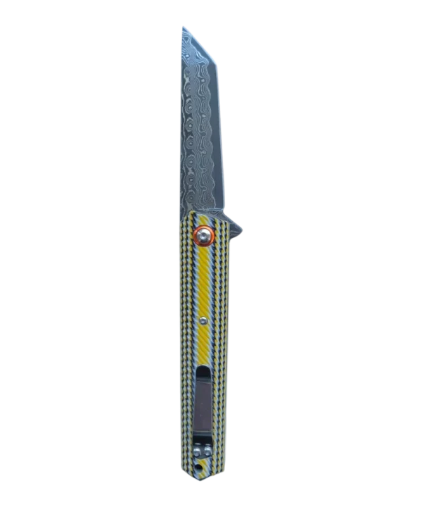 Foldekniv 9cm VG10 Damaskus 76 layers G10 [GT-DM031]