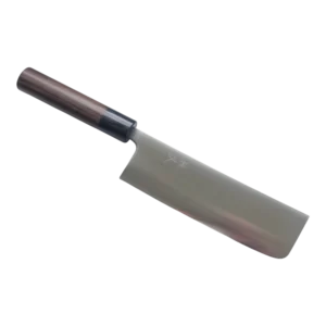 Tsunehisa AS Stainless clad/Morado Nakiri 165mm [0006], Tsunehisa AS Nakiri 165mm, tsunehisa nakiri, nakiri, tsunehisa, tsunehisa AS nakiri, aogami super nakiri, tsunehisa morado, tsunehisa aogami super