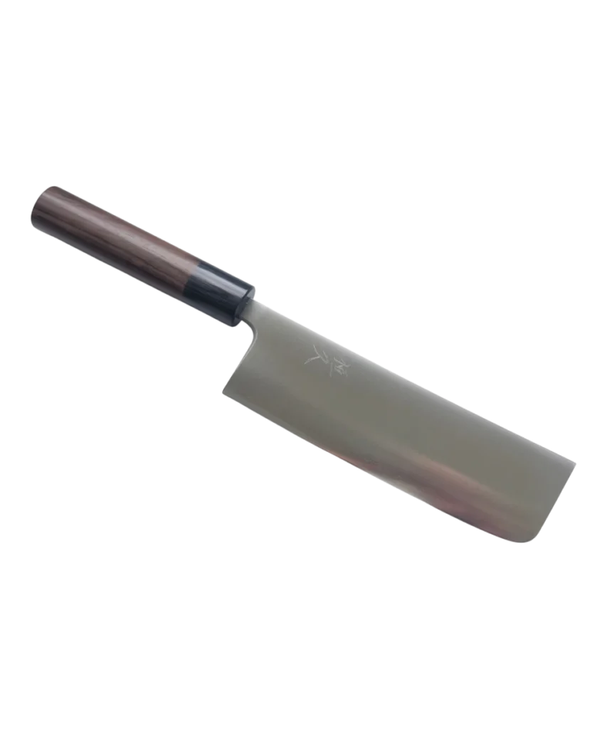 Tsunehisa AS Stainless clad/Morado Nakiri 165mm [0006], Tsunehisa AS Nakiri 165mm, tsunehisa nakiri, nakiri, tsunehisa, tsunehisa AS nakiri, aogami super nakiri, tsunehisa morado, tsunehisa aogami super